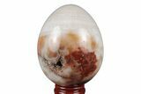 Colorful, Polished Carnelian Agate Egg - Madagascar #219062-1